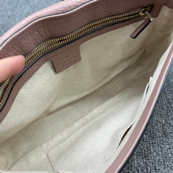 100% Authentic GUCCI Soho Leather Shoulder Bag 635-101724 - Picture 12 of 13